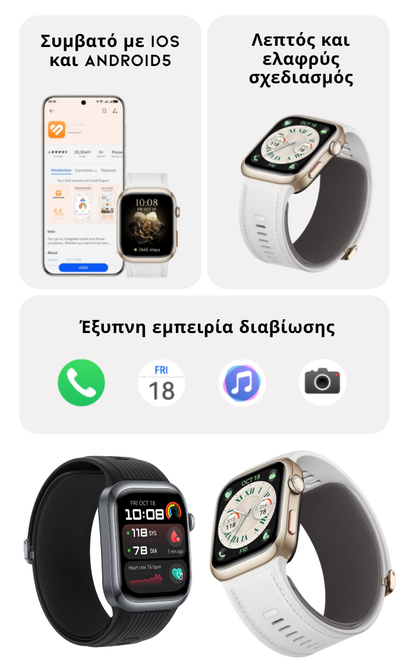 Smartwatch Y68 | Έξυπνος Έλεγχος
